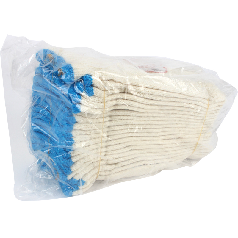 譽(yù)豐50g十針毛紡線(xiàn)手套/藍(lán)邊